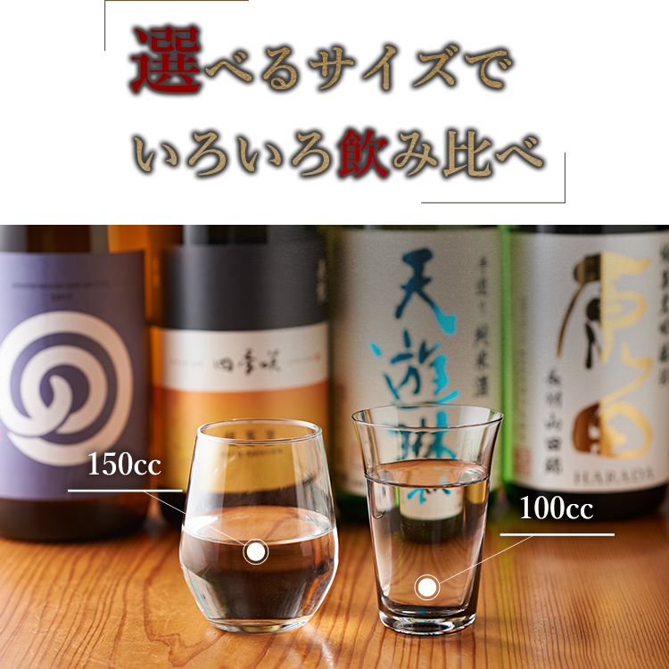 やっぱり日本酒いろいろ飲み比べ